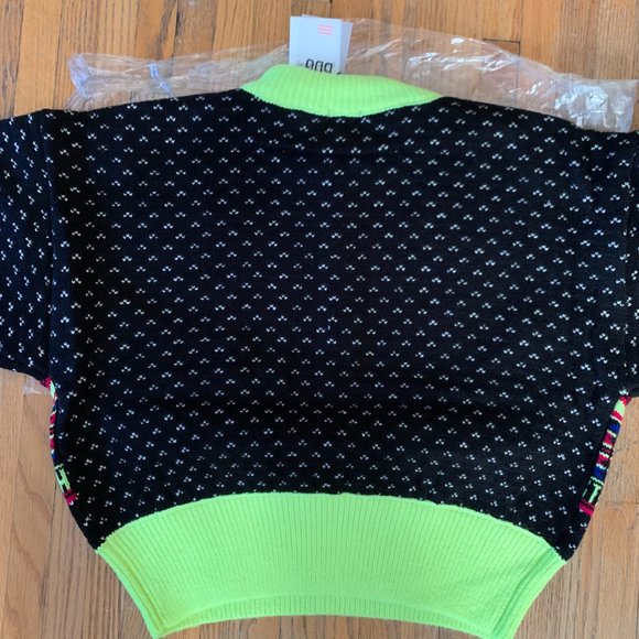 Urban Outfitter Sweater, BDG Sweater, Crop Sweater, Penguin Sweater, Neon top - Picture 4 of 7